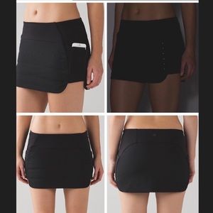 Lululemon - NWOT Black Run For Cold Skirt